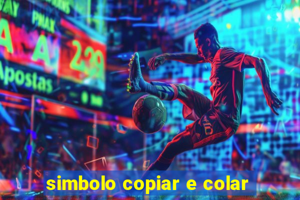 simbolo copiar e colar